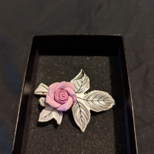 Ceramic Vintage Brooch